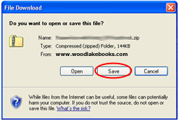 Always choose to save the file